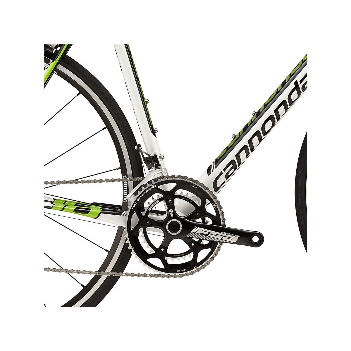 Cannondale CAAD10 5 105, jet black with berserker green and magnesium white, gloss - Bild 3