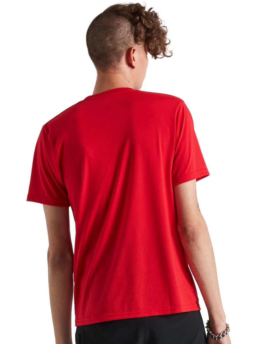 Specialized Men's S-Logo Short Sleeve Tee, flo red - Bild 2