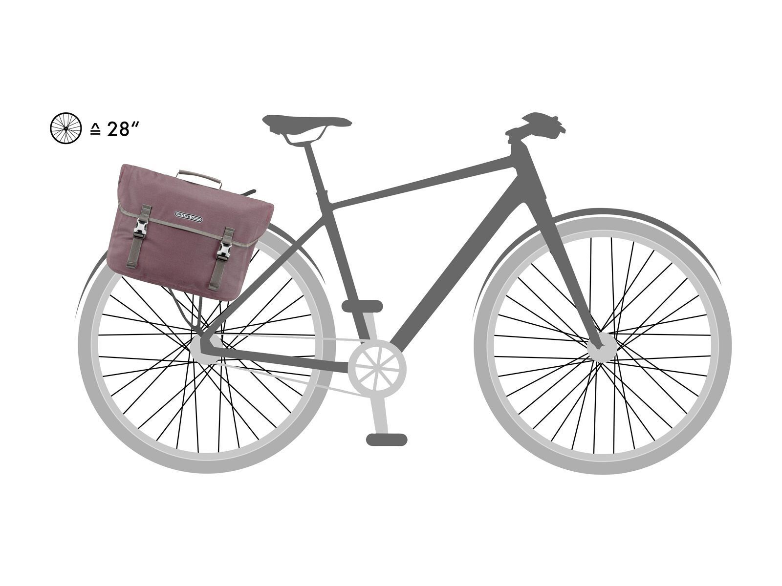 ORTLIEB Commuter-Bag Urban QL3.1, ash rose - Bild 6