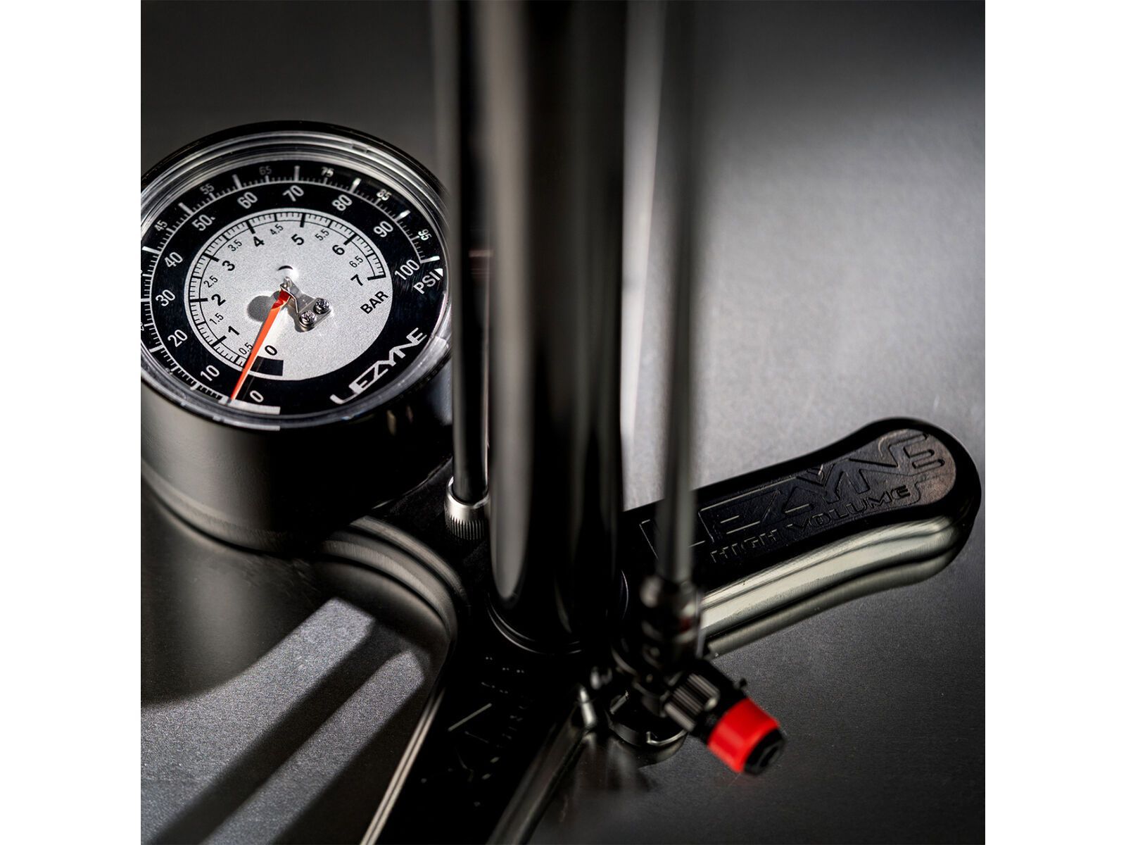 Lezyne Clik Floor Drive HV, black - Bild 4