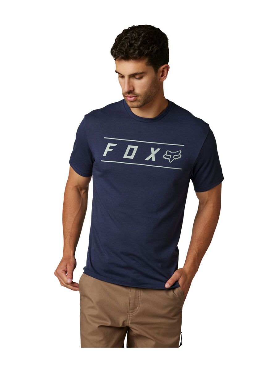 Fox Pinnacle SS Tech Tee, heather deep cobalt - Bild 2