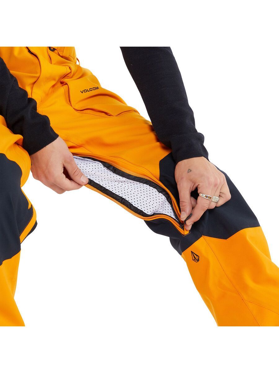 Volcom Roan Bib Overall, gold - Bild 8