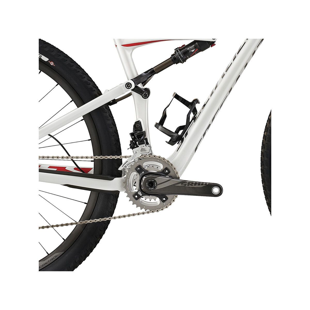 Specialized Era Expert Carbon, Gloss Metallic White/Flo Red/Charcoal - Bild 3