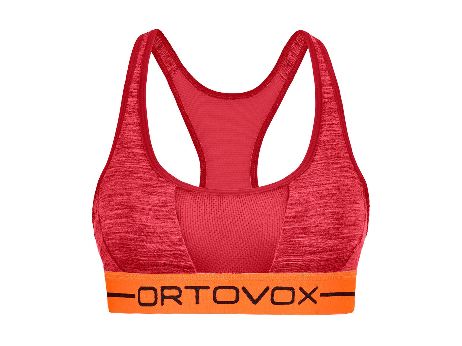 Ortovox 185 Merino Rock'n'Wool Sport Top W, hot coral blend - Bild 1