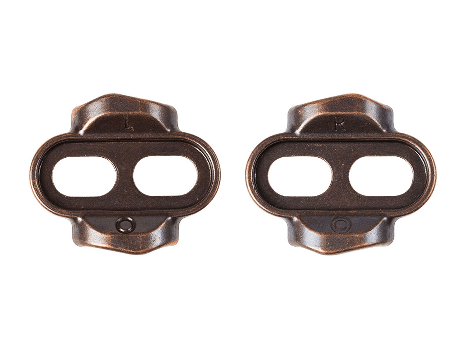 Crankbrothers Easy Release Premium Cleat Kit - 0° Float, bronze - Bild 1