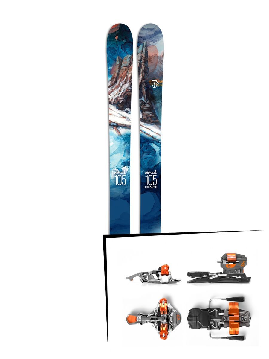 Set: Icelantic Nomad 105 2017 + G3 Ion 10 (1716208) - Bild 1