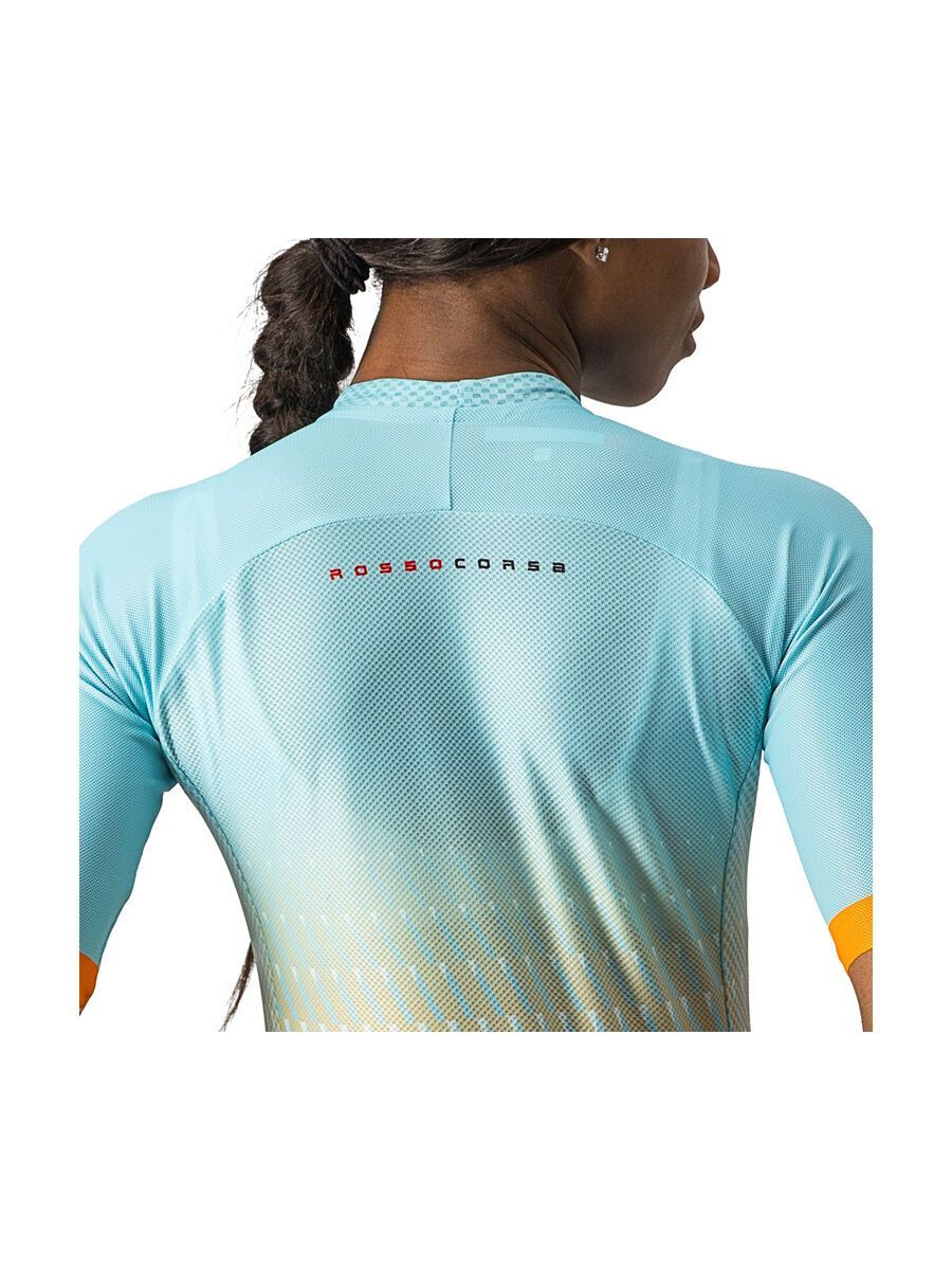 Castelli Climber's 2.0 W Jersey, sky light/light acqua-pop oran - Bild 3