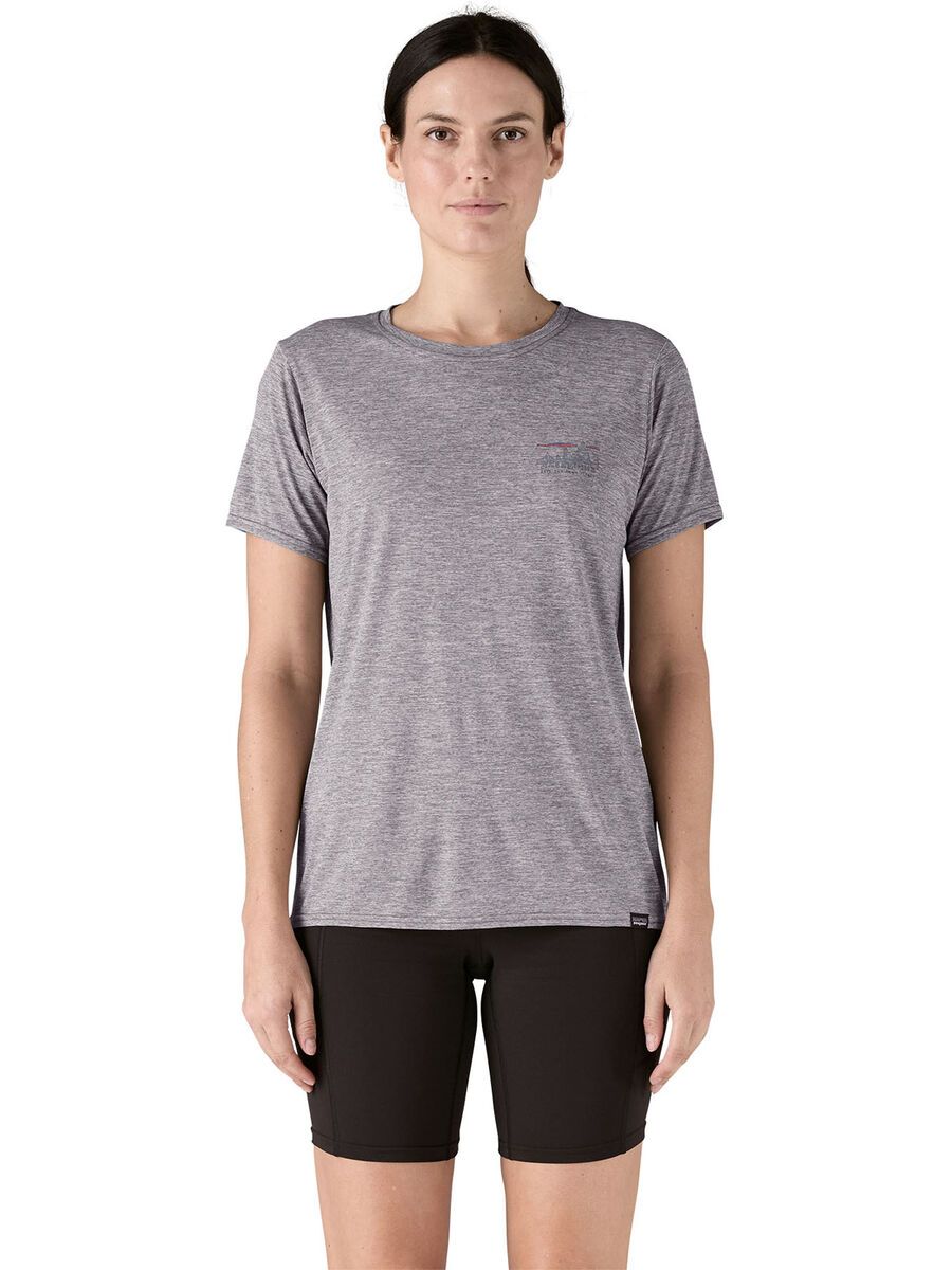 Patagonia Women's Capilene Cool Daily Graphic Shirt '73 Skyline, feather grey - Bild 1