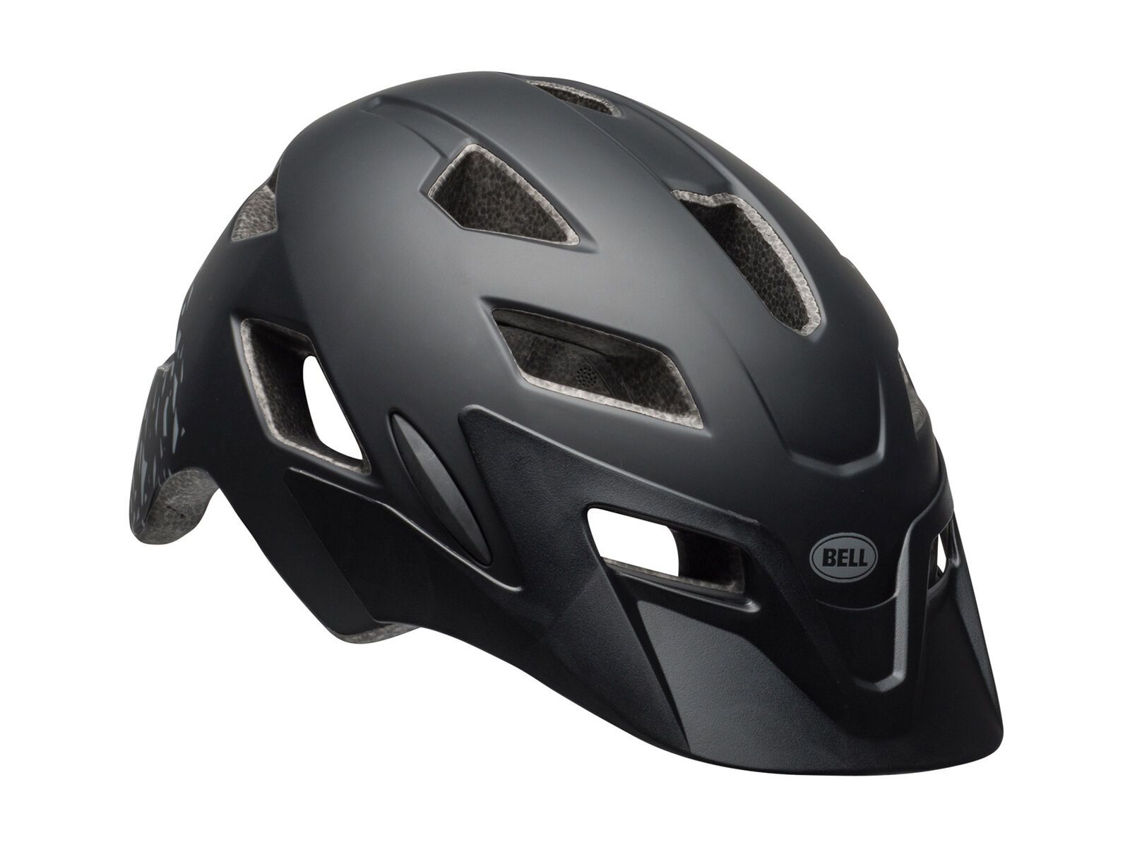 Bell Sidetrack Youth MIPS, matte black/silver fragments - Bild 3