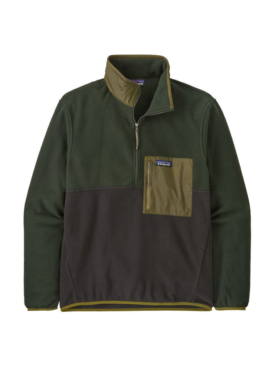 Patagonia Men's Microdini 1/2-Zip Fleece Pullover, black - Bild 1