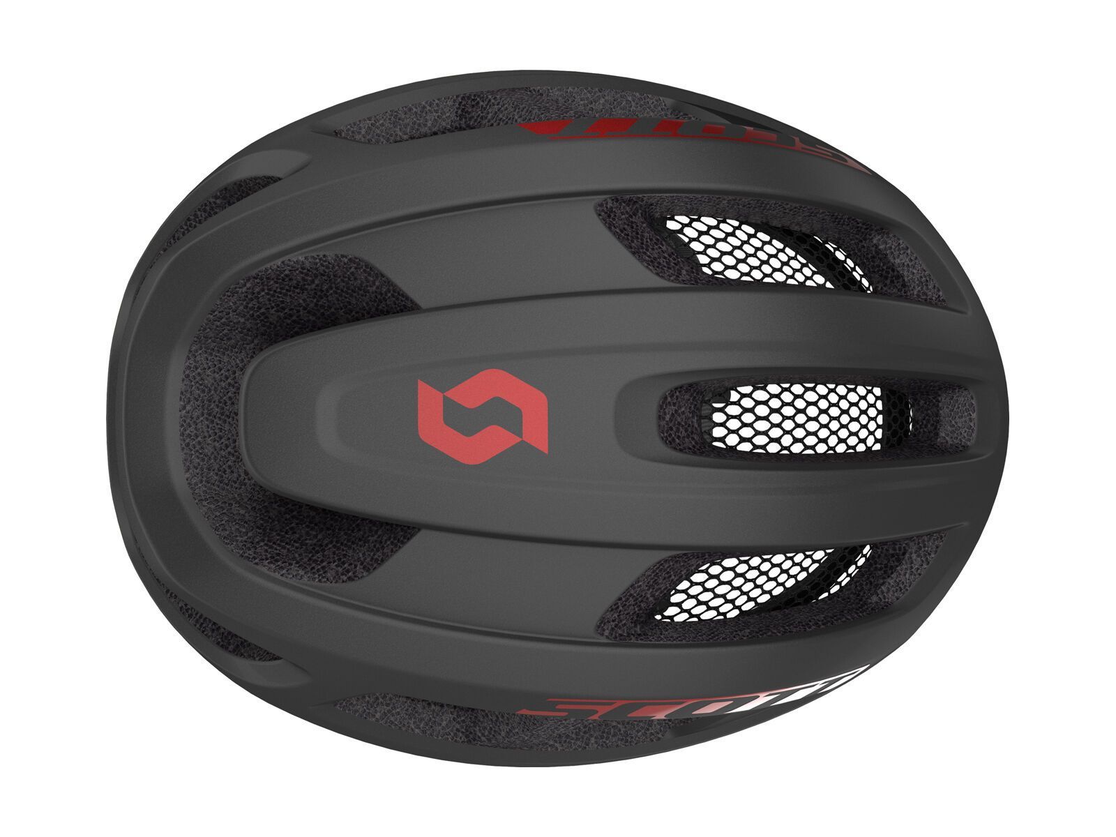 Scott Supra Road Helmet, dark grey/red - Bild 4