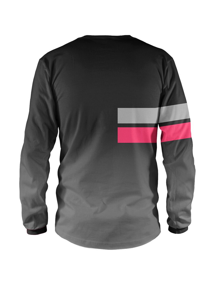 Loose Riders C/S Jersey LS Dipped Grey, grey fade - Bild 2