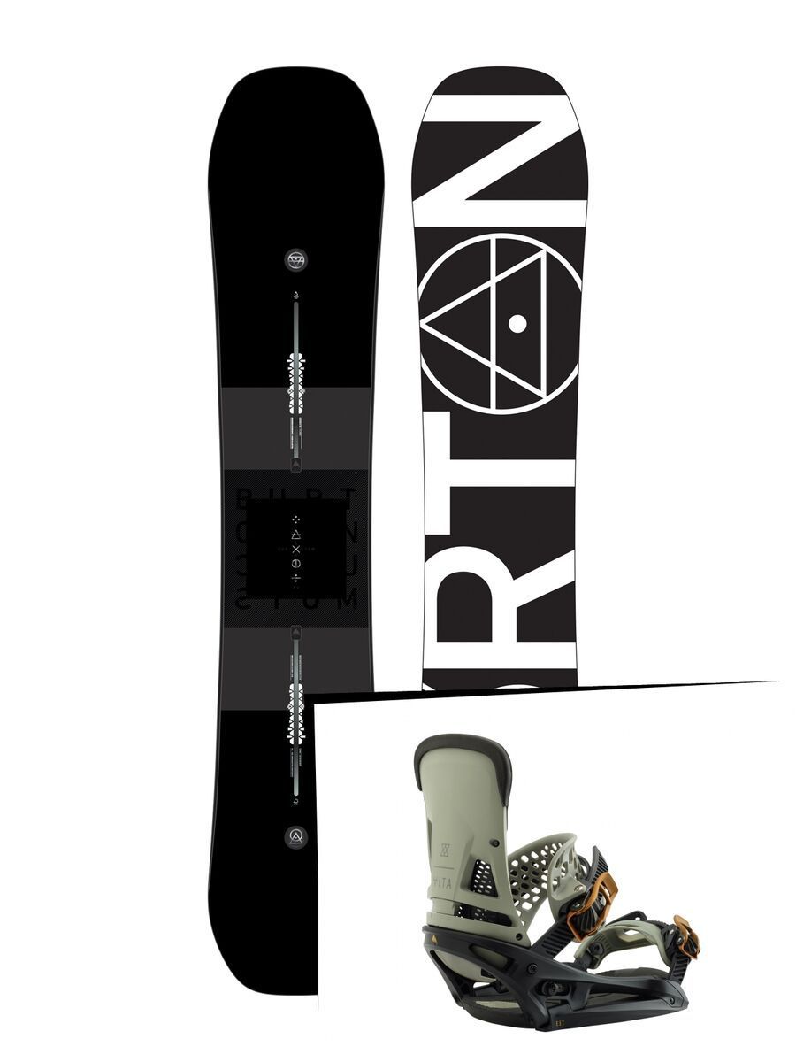 Set: Burton Custom X Flying V 2019 +  Malavita EST (2218363S) - Bild 1