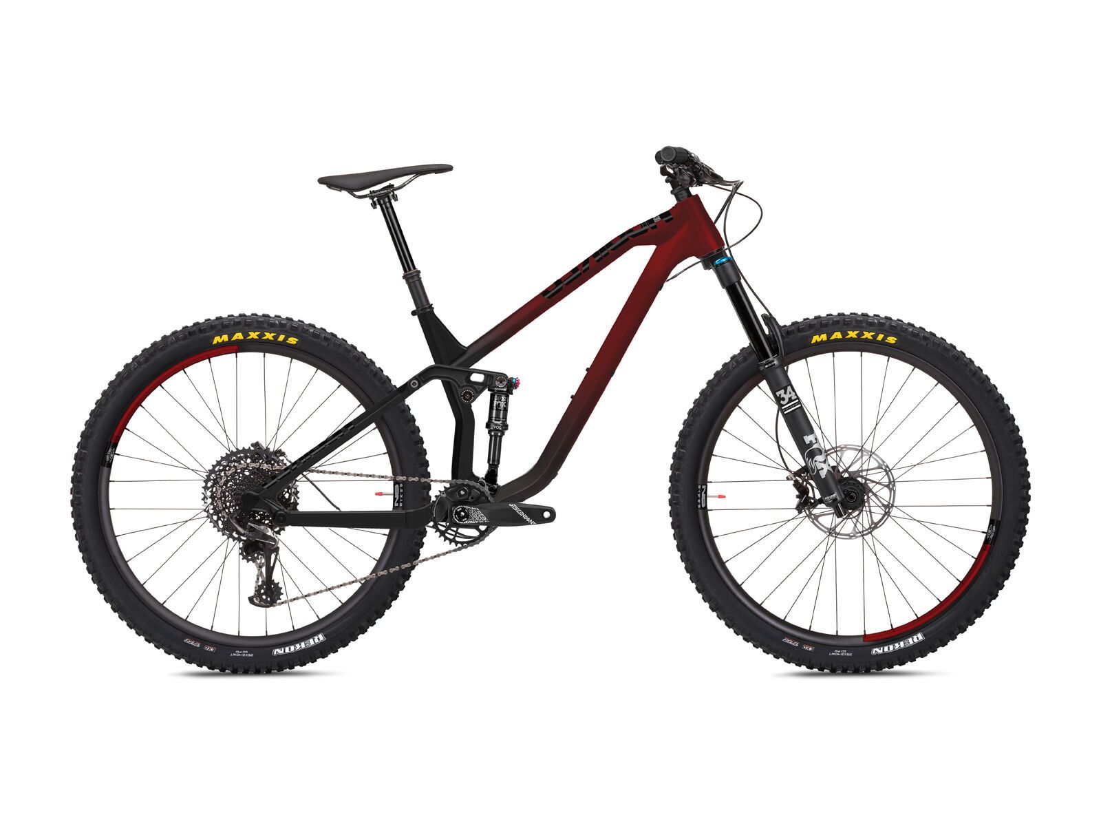 NS Bikes Define AL 130, black/red - Bild 1