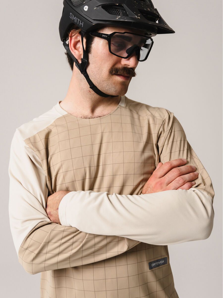 Ortovox Sequence Trail Jersey LS M, dark linen - Bild 5