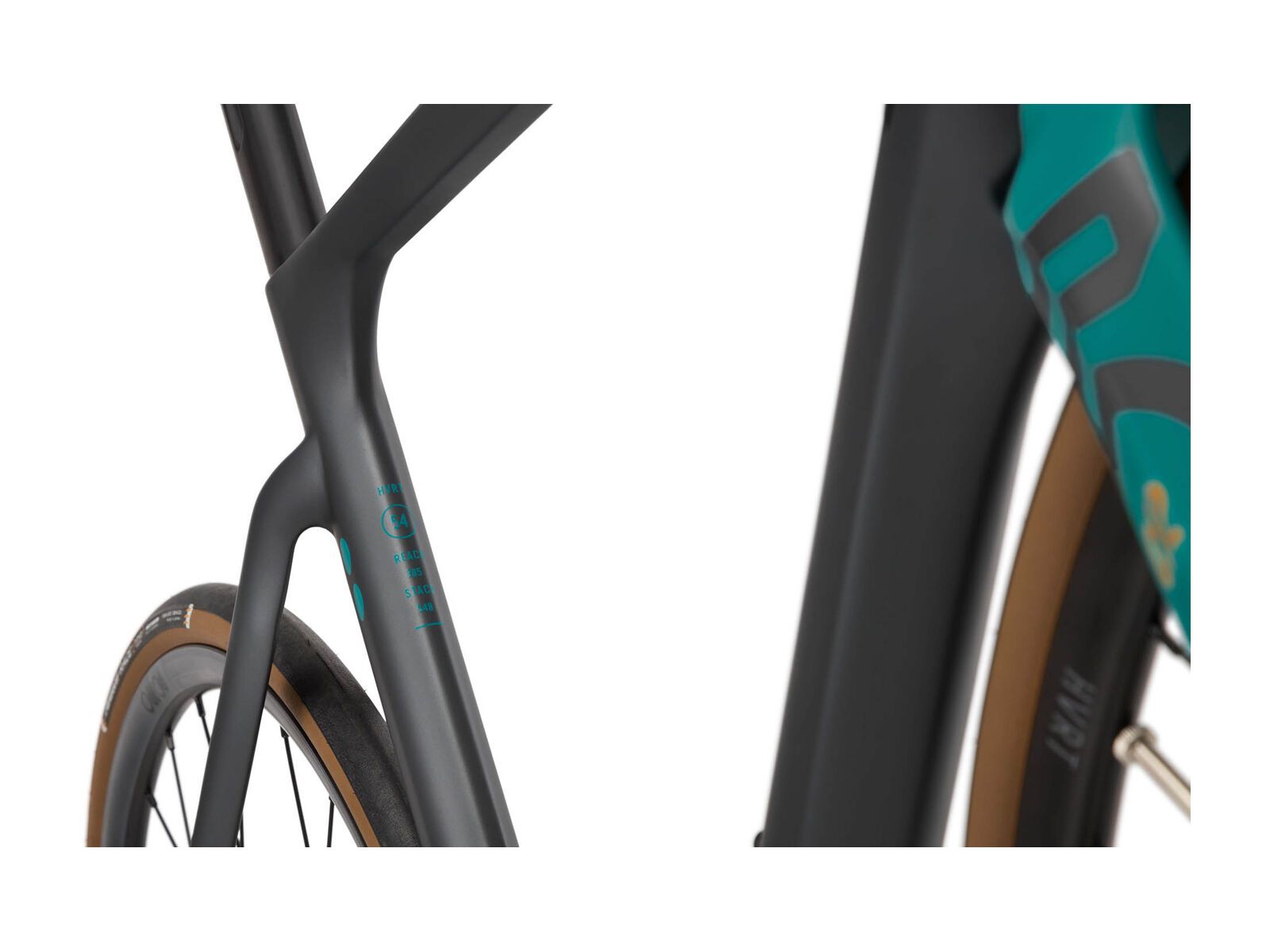 Rondo Hvrt CF2, black/teal - Bild 10