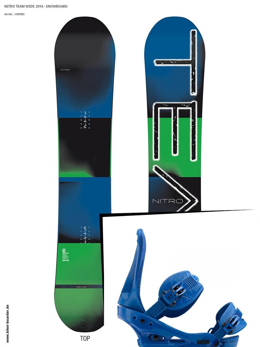 Set: Nitro Team Wide  + Burton Freestyle (493915S) - Bild 1
