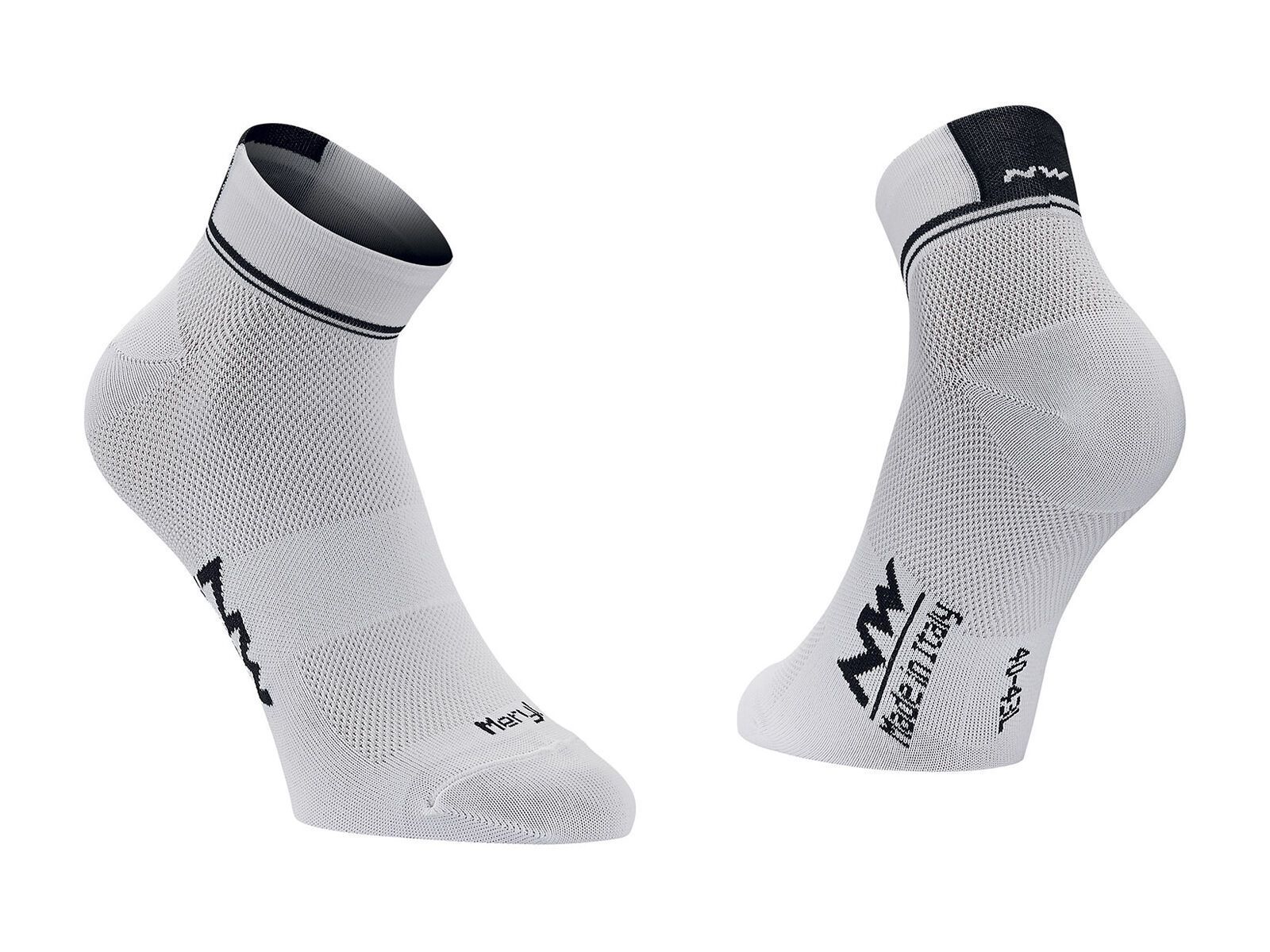 Northwave Logo 2 Wmn Socks, white/black - Bild 1