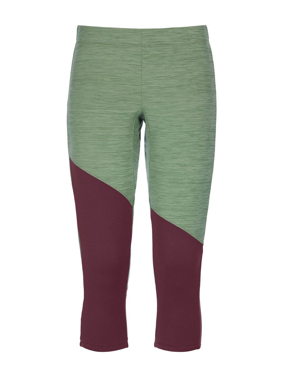 Ortovox Merino Fleece Light Short Pants W, green forest blend - Bild 1