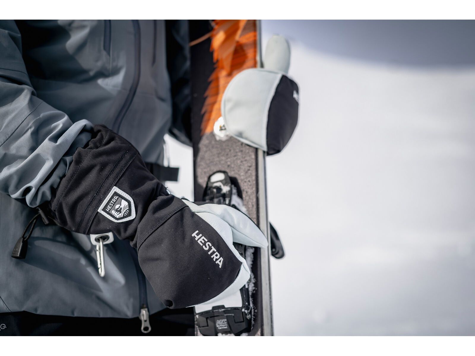 Hestra Army Leather Heli Ski Mitt, black - Bild 7