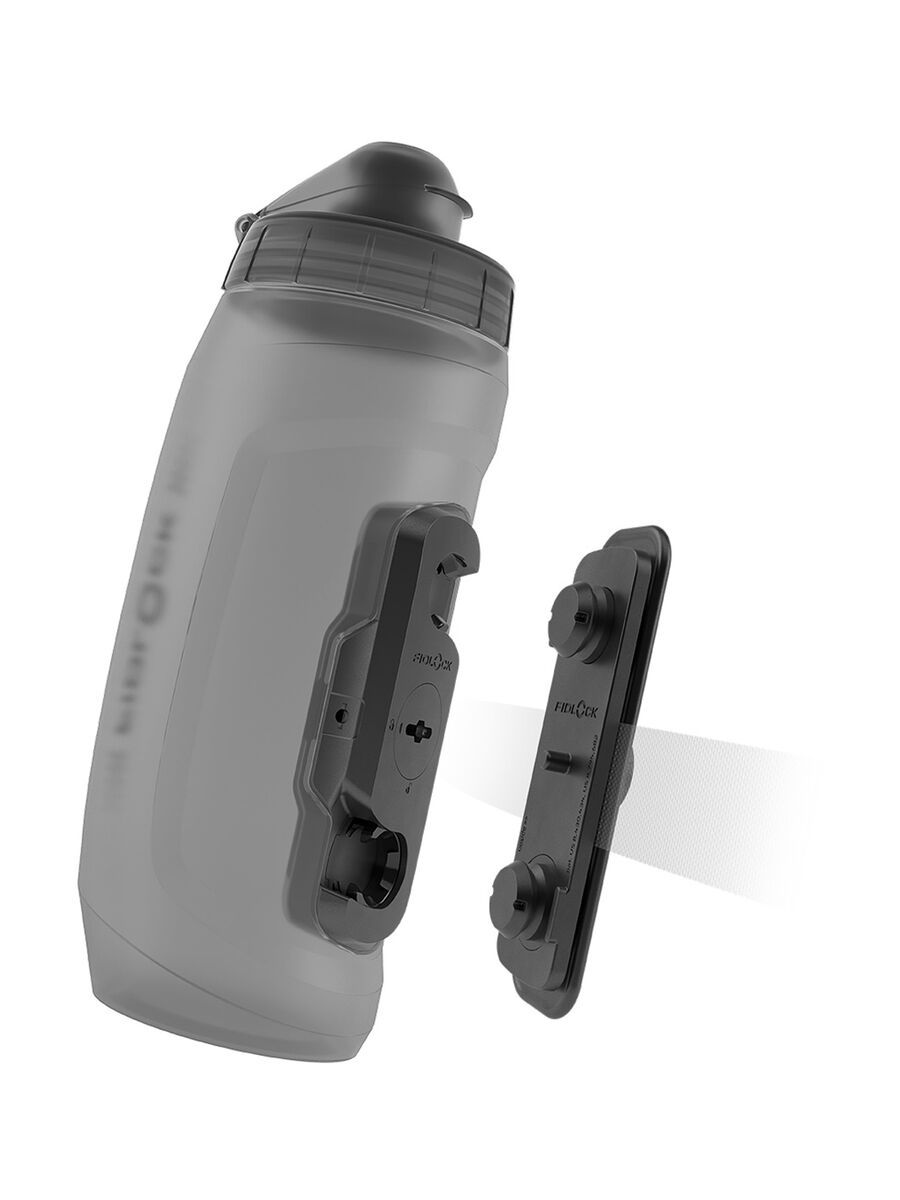 Fidlock Twist Bottle 590 + Tex Base Multi, transparent black - Bild 2