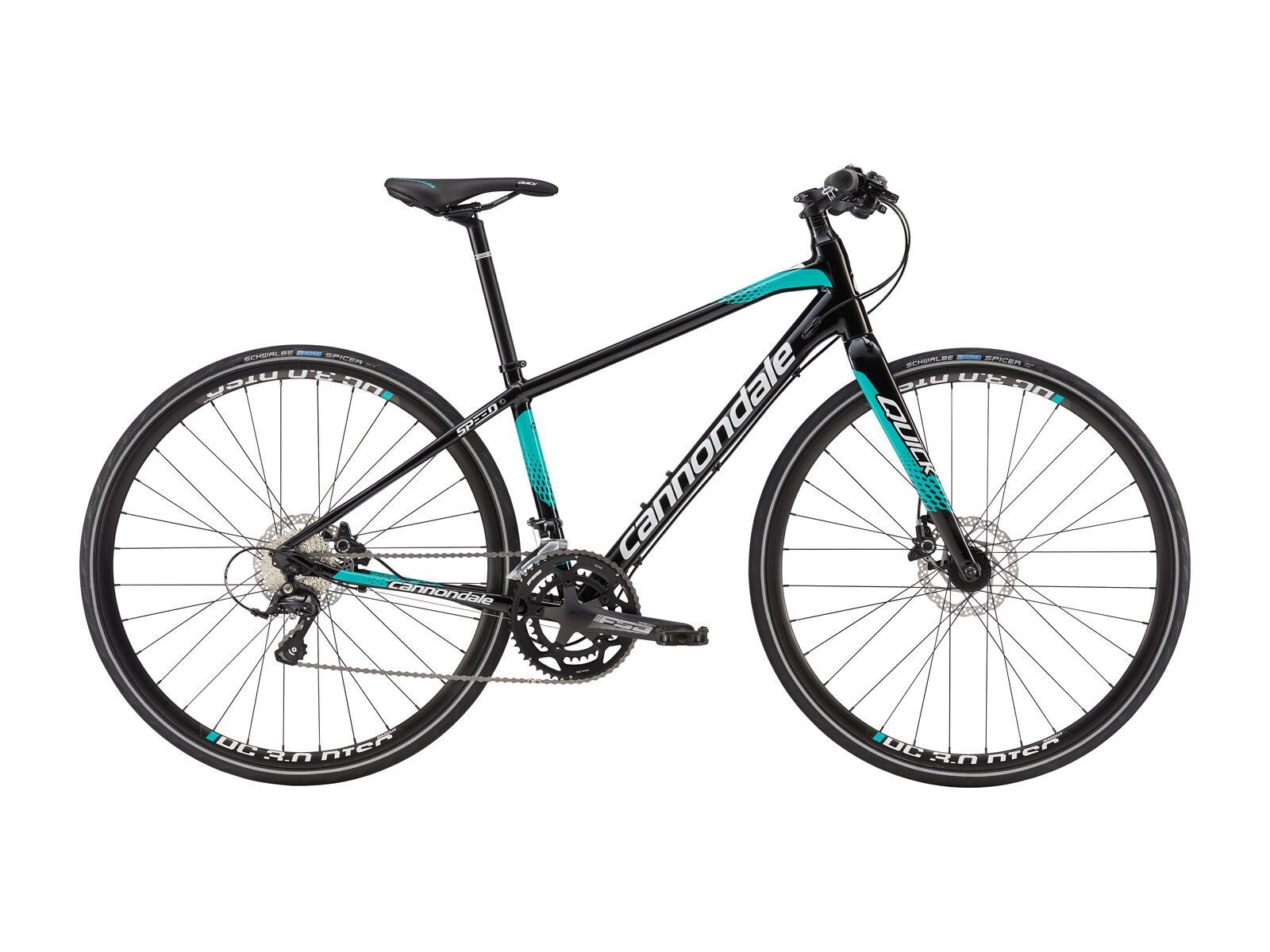 Cannondale Quick Speed Women's 2, jet black w/ jungle, magnesium white, gloss - Bild 1