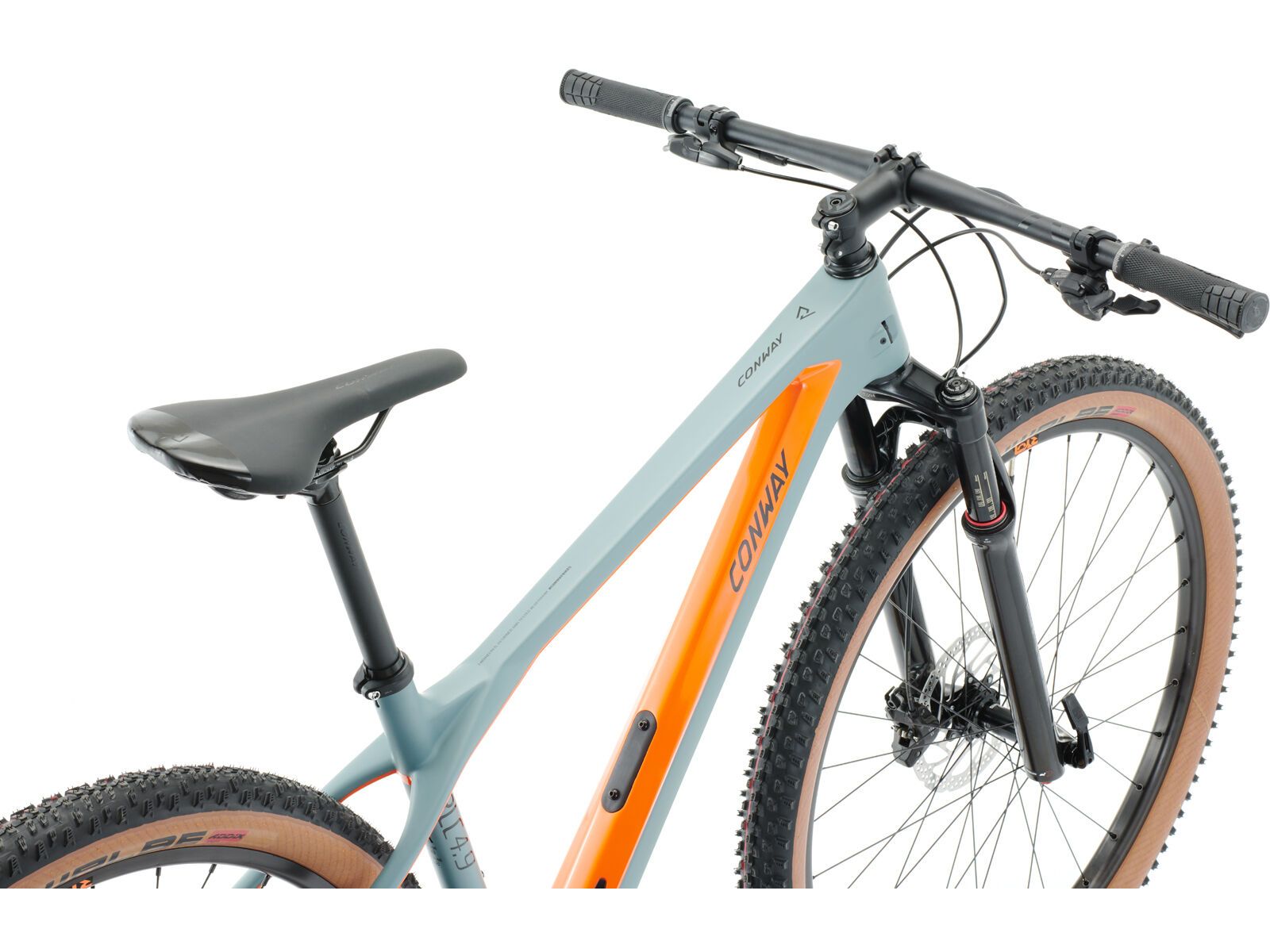 Conway RLC 4.9 Hardtail, grey matt/orange - Bild 5