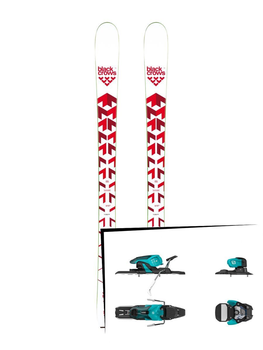 Set: Black Crows Vertis Birdie 2019 + Salomon Warden 11 turquoise/black - Bild 1