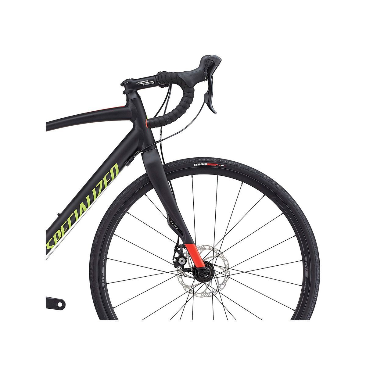 Specialized Diverge Sport A1 CEN, satin black/rocket red/hyper green - Bild 5