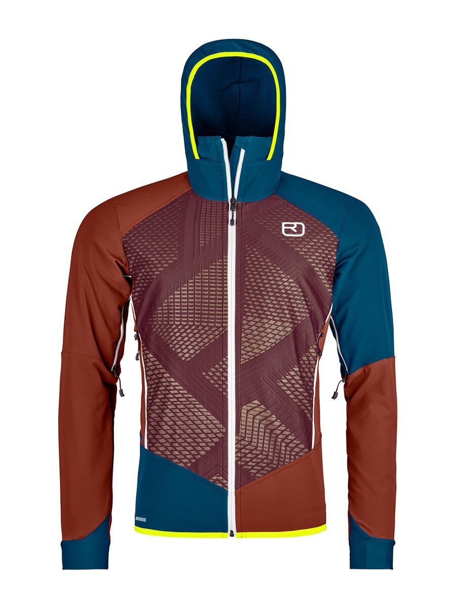 Ortovox Merino Naturtec Light Col Becchei Jacket M, clay orange - Bild 1