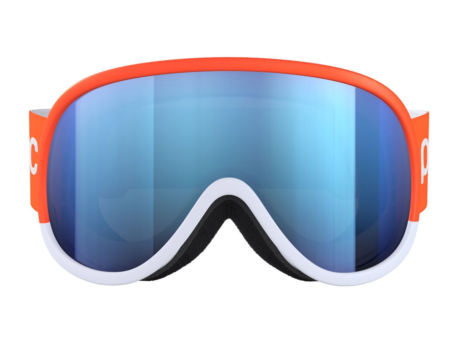 POC Retina Mid Race Clarity Hi. Int. Partly Sunny Blue, zink orange/hydrog. white - Bild 2