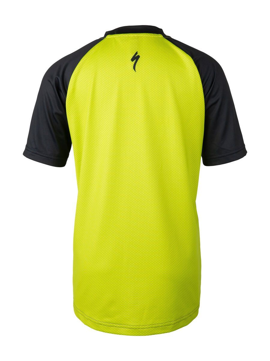 Specialized Kids' Enduro Grom Jersey, hyper green/charcoal block - Bild 3