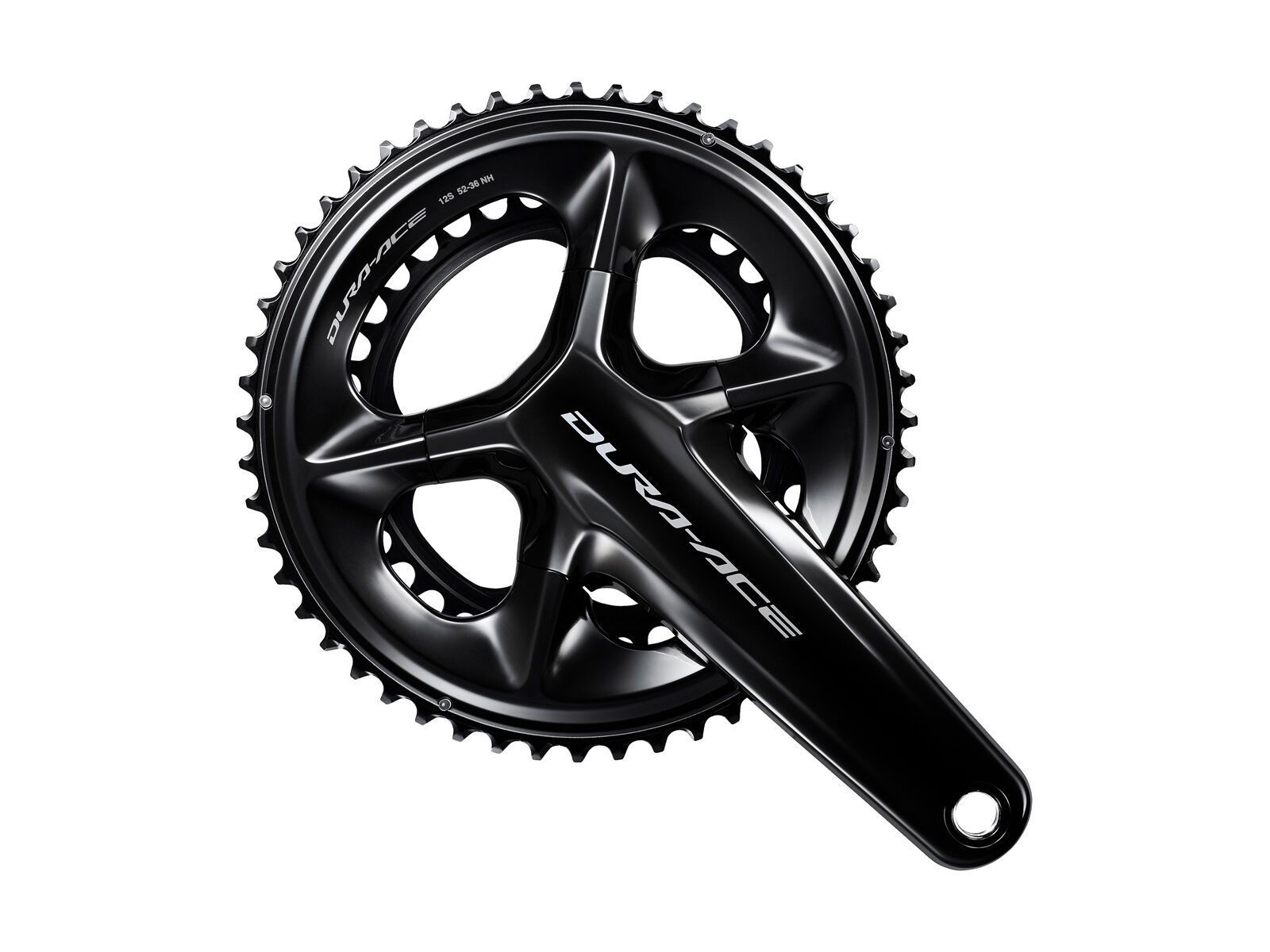 Shimano Dura-Ace FC-R9200 Hollowtech II - 2x12-fach / 52/36 Z, schwarz - Bild 1