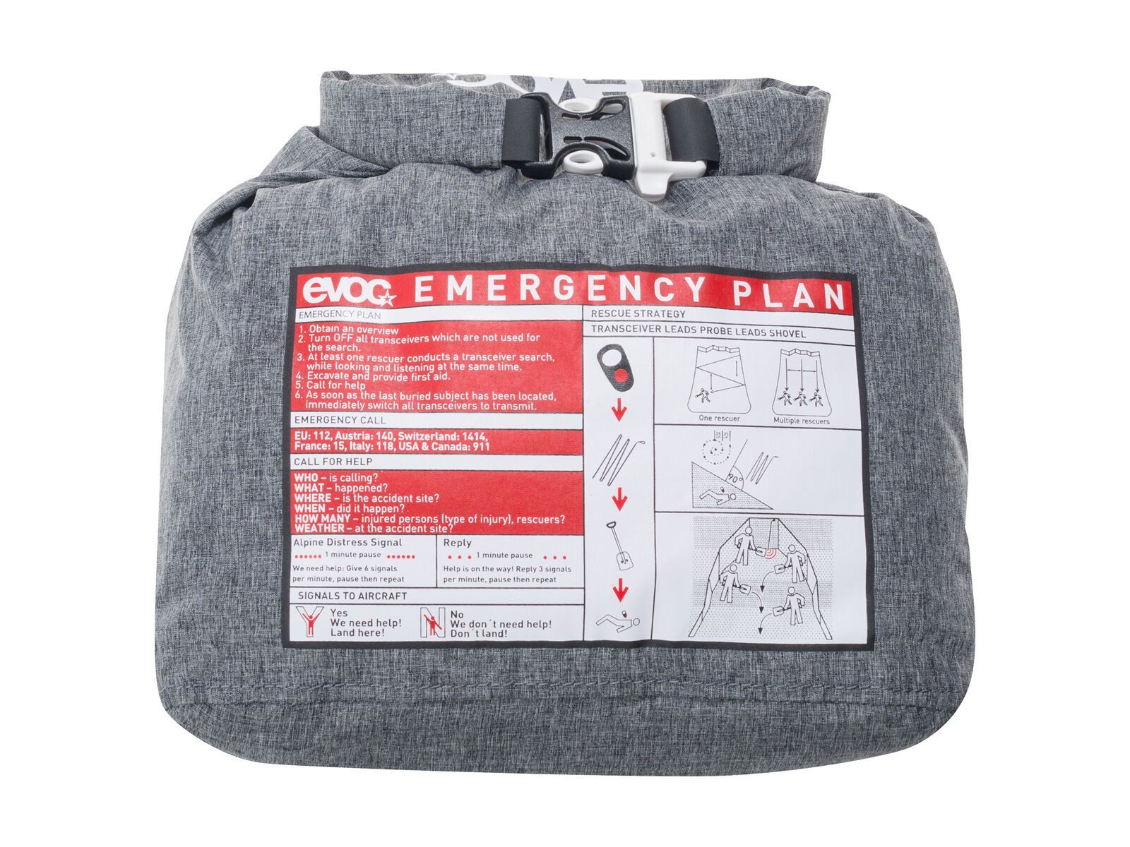 Evoc First Aid Kit Pro Waterproof 3l, black/heather grey - Bild 2