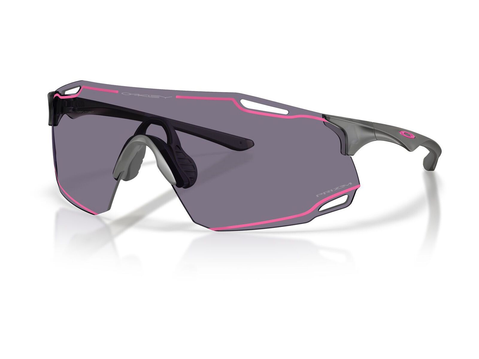 Oakley Cybr Dyno, Prizm Grey w/ Pink Ink / matte grey smoke - Bild 10