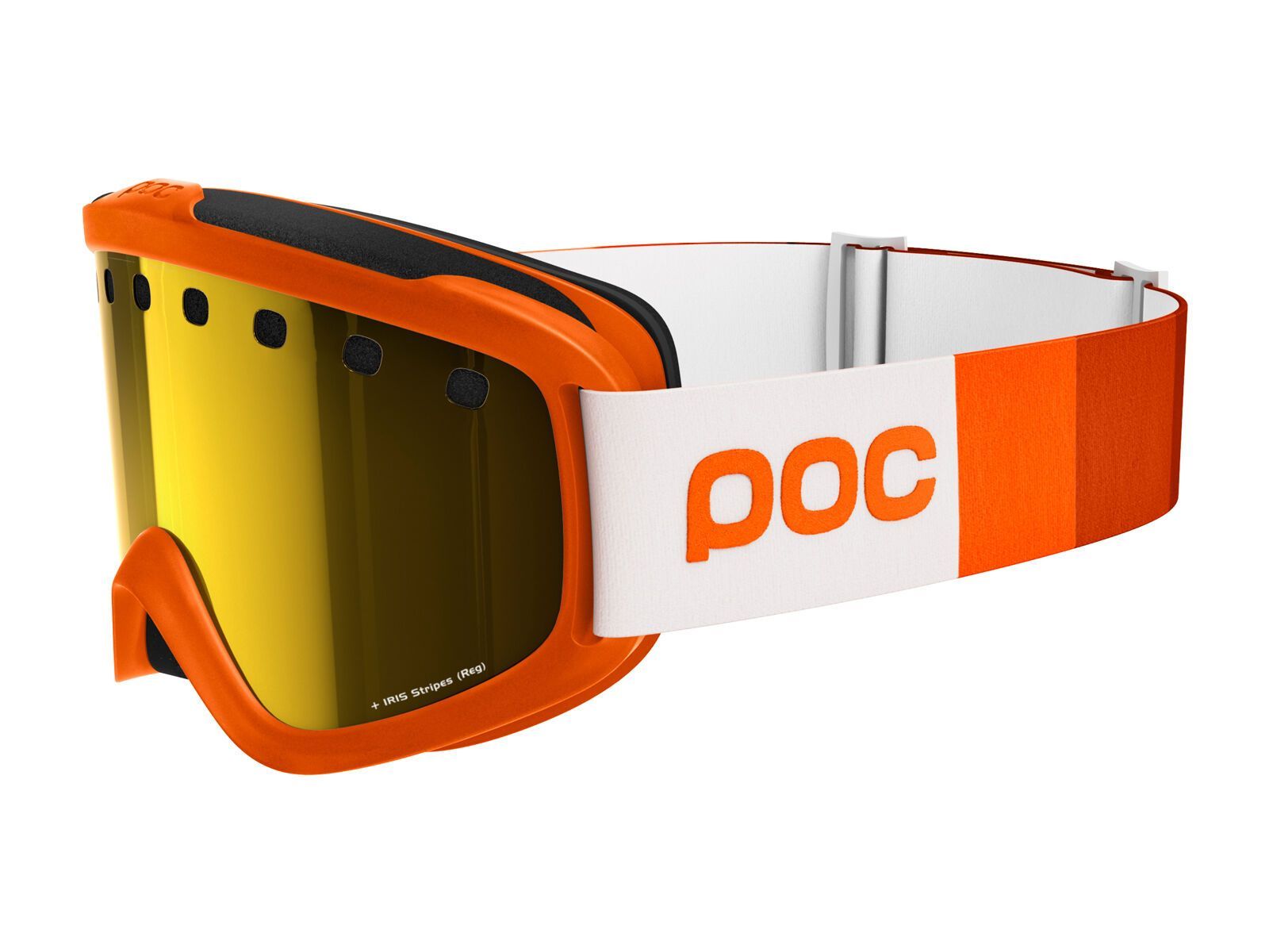 POC Iris Stripes, zink orange/Lens: pink gold mirror - Bild 1