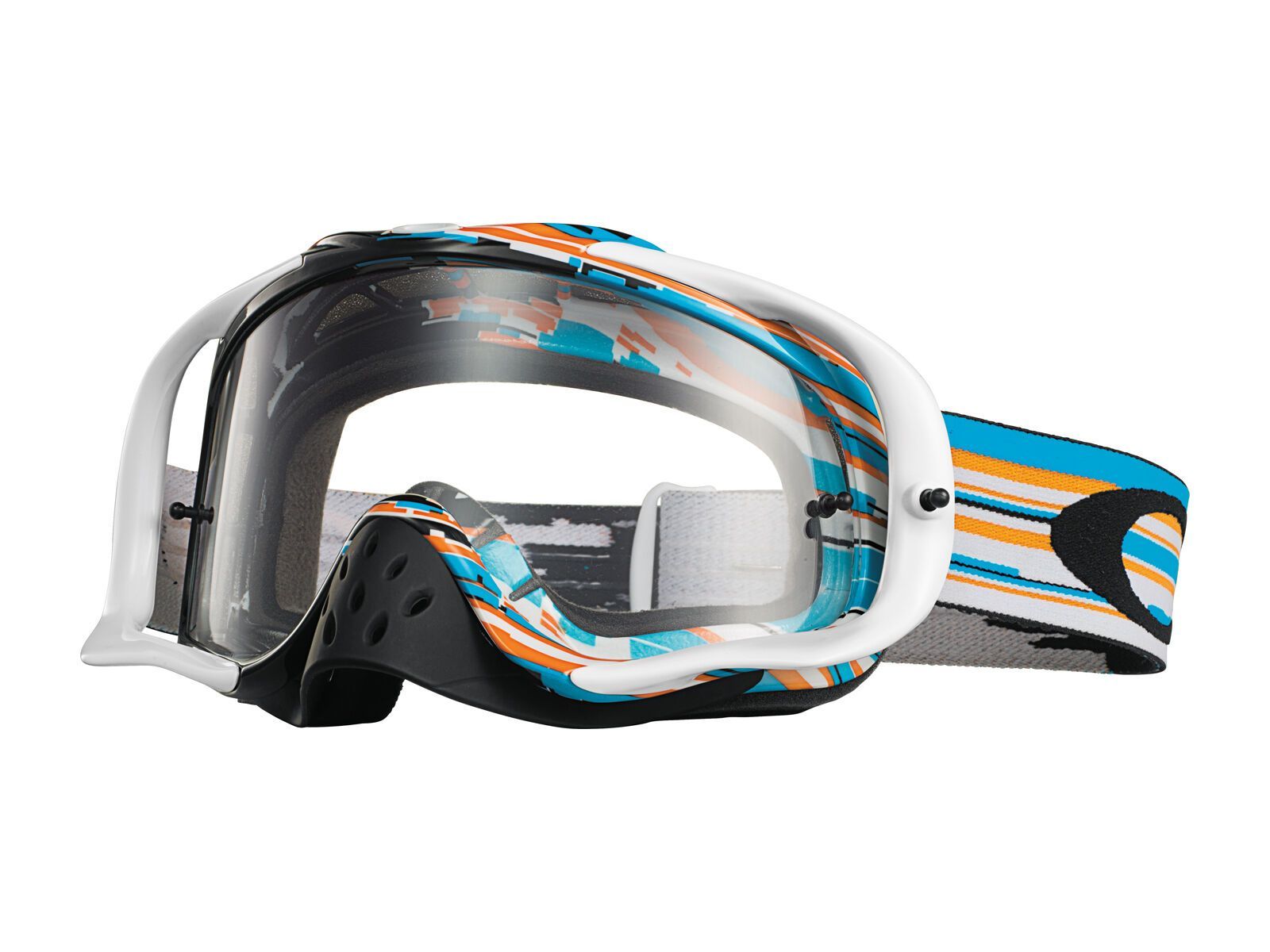 Oakley Crowbar MX, glitch blue/orange/clear - Bild 1