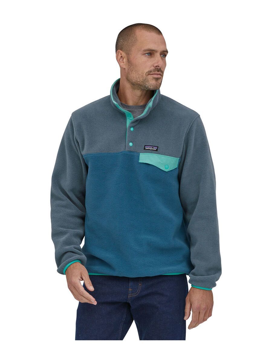 Patagonia Men's Lightweight Synch Snap-T Pullover, wavy blue - Bild 2