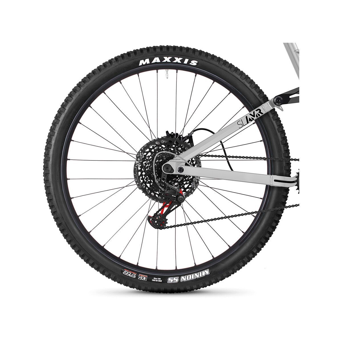 Ghost SL AMR 9.9 LC, iridium silver/jet black/riot red - Bild 5