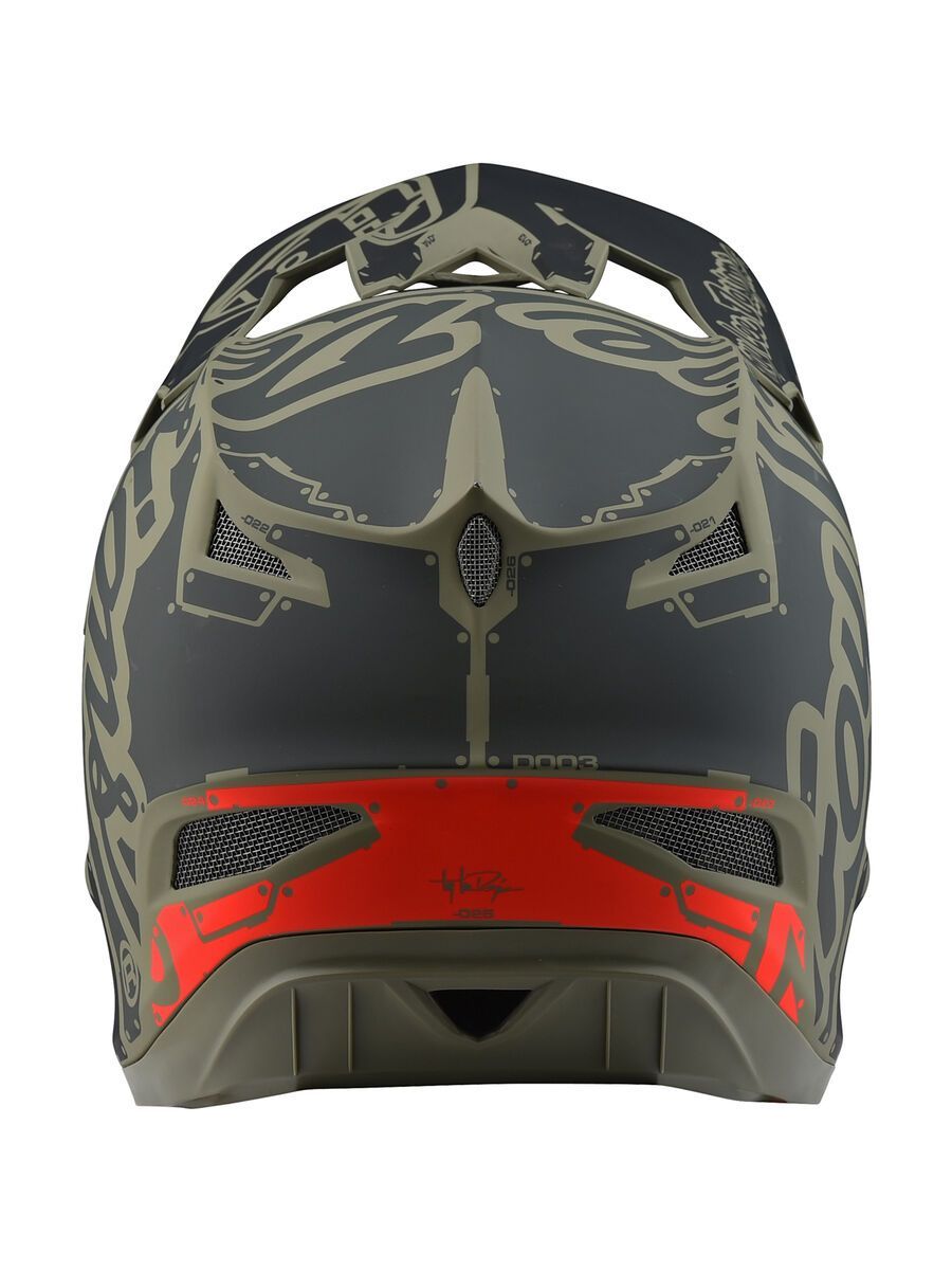 TroyLee Designs D3 Fiberlite Helmet Factory, trooper - Bild 3