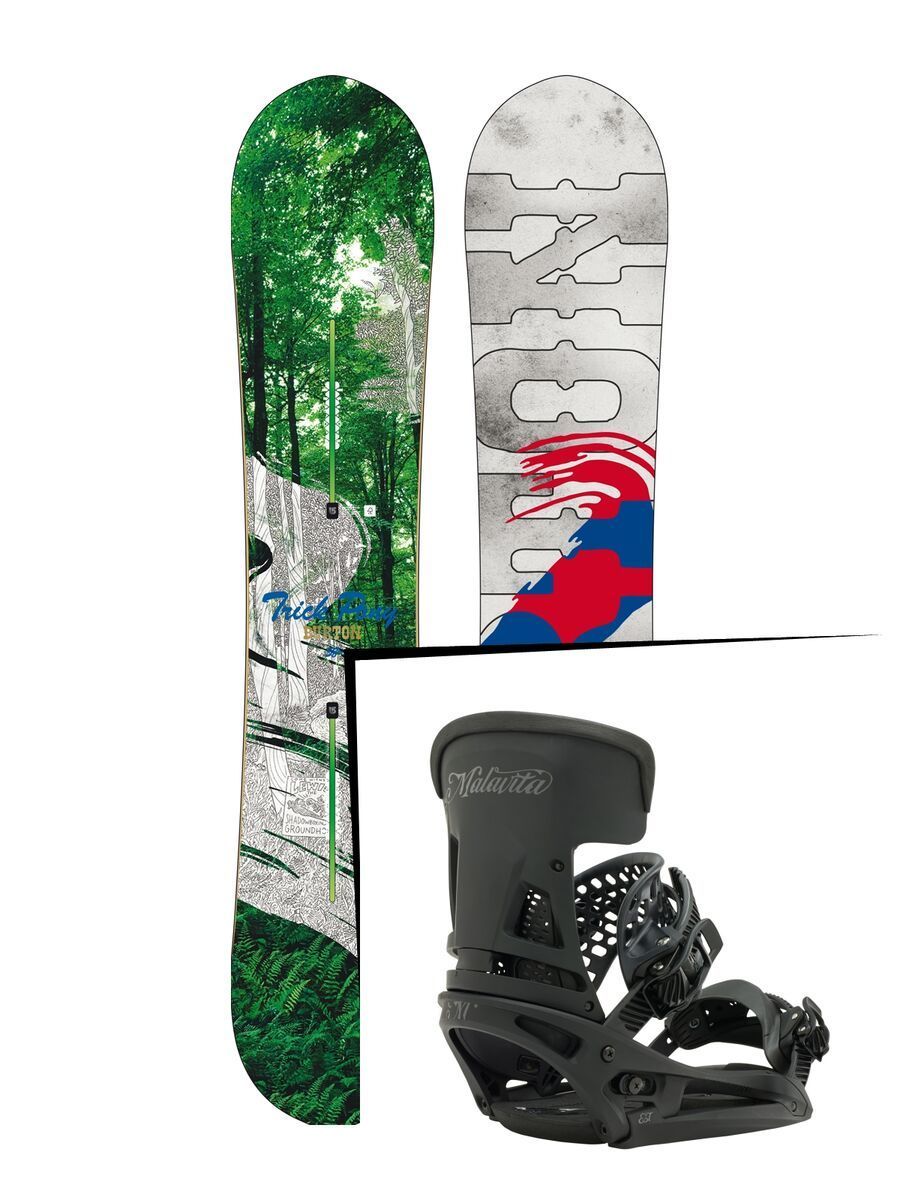 Burton Set: Trick Pony Wide 2016 + Burton Malavita EST - Bild 1