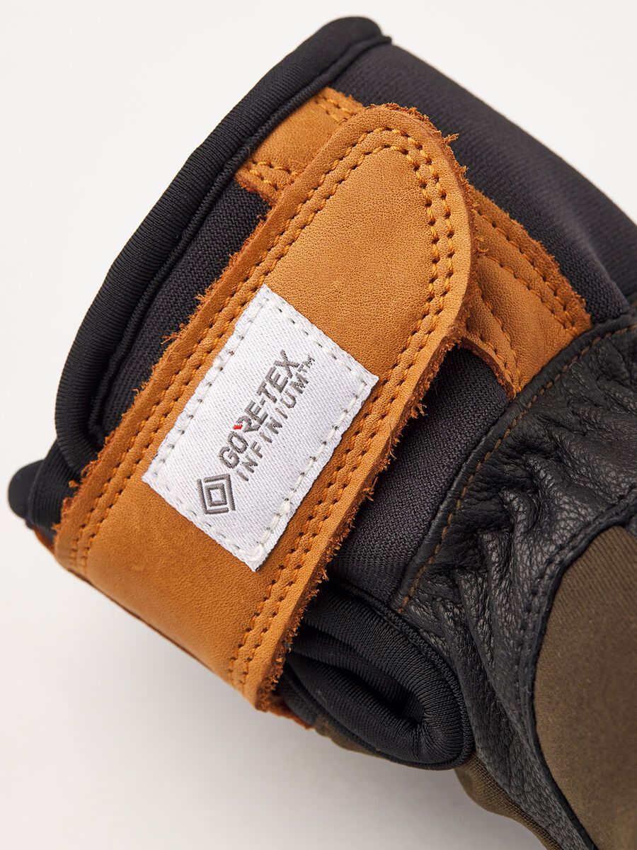 Hestra Ergo Grip Active Wool Terry 5 Finger, dark forest/black - Bild 3