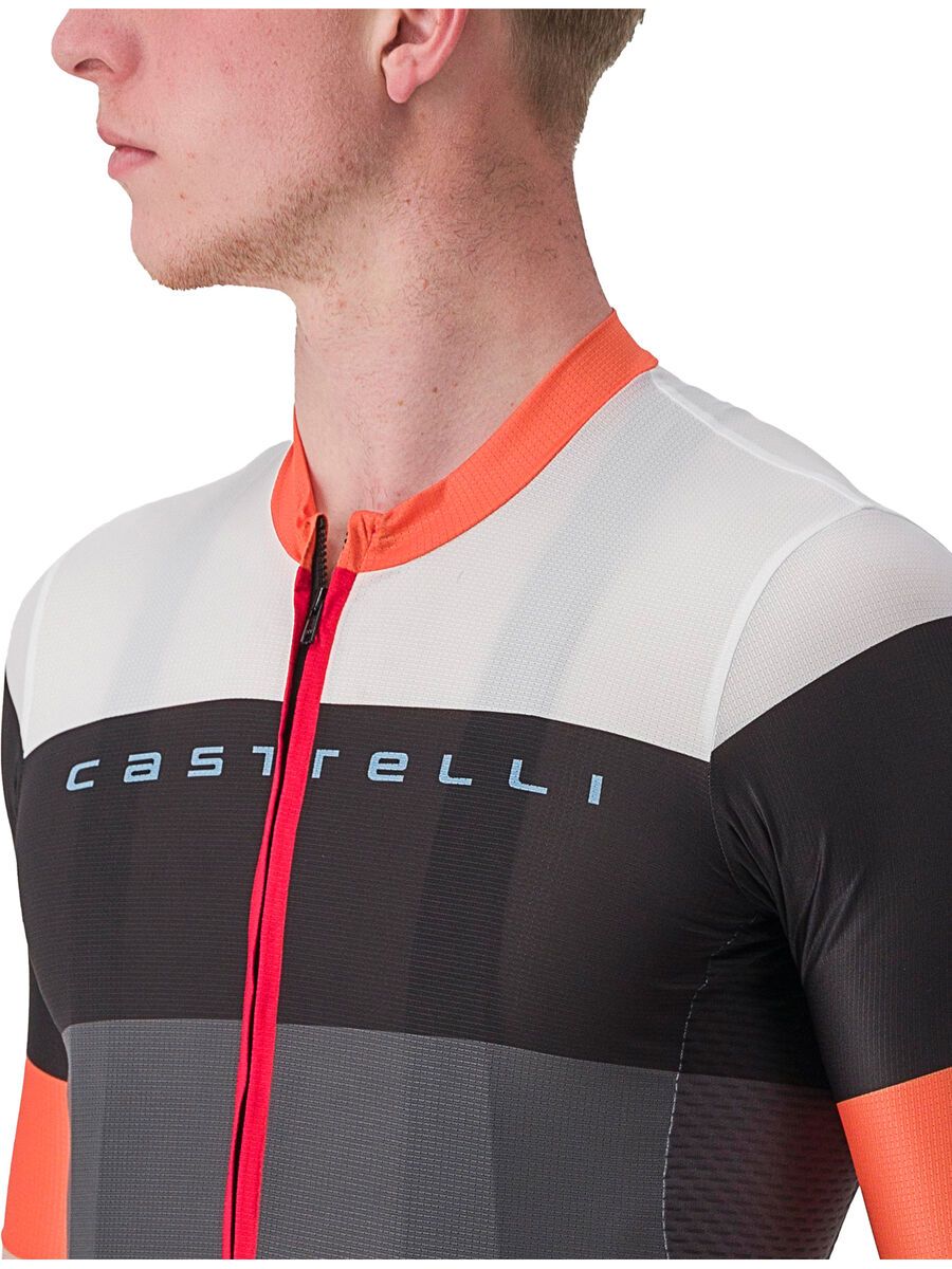 Castelli Sezione Jersey, dark gray/black-scarlet ibis - Bild 3