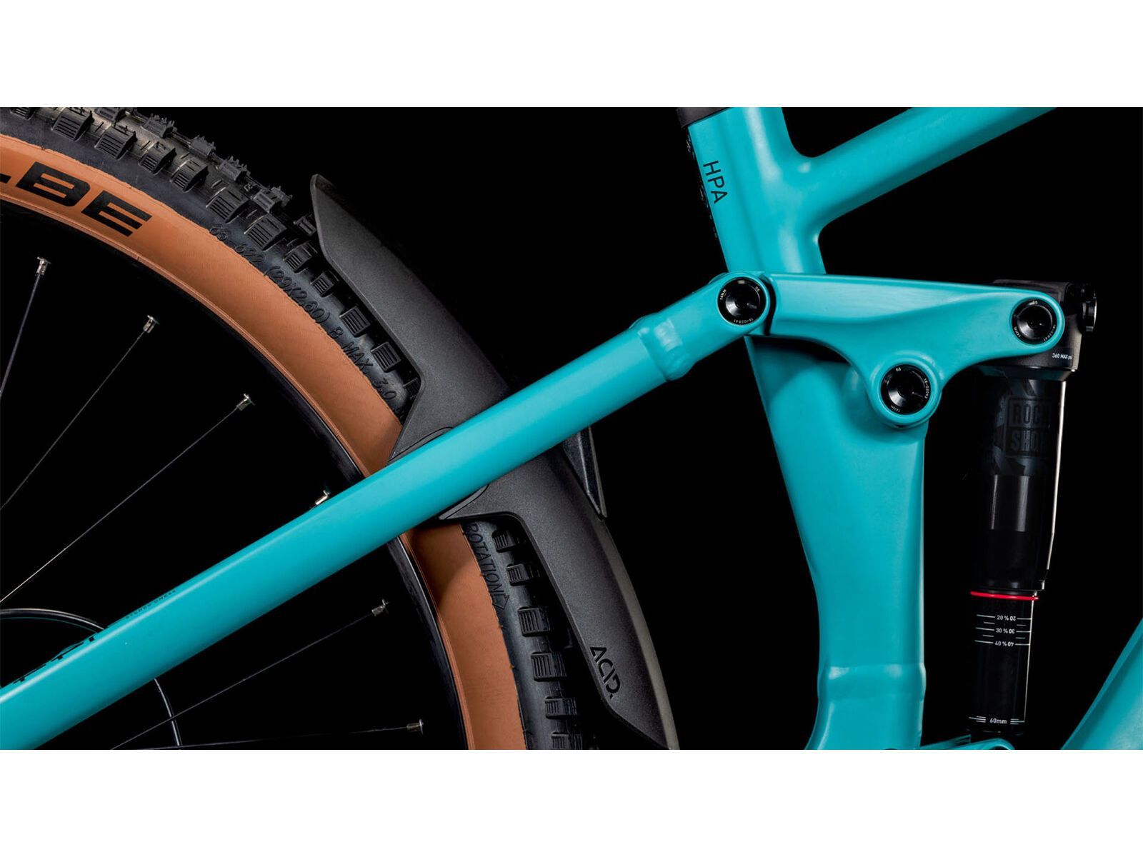 Cube Stereo Hybrid One44 EX 800 27.5, scubablue´n´black - Bild 5