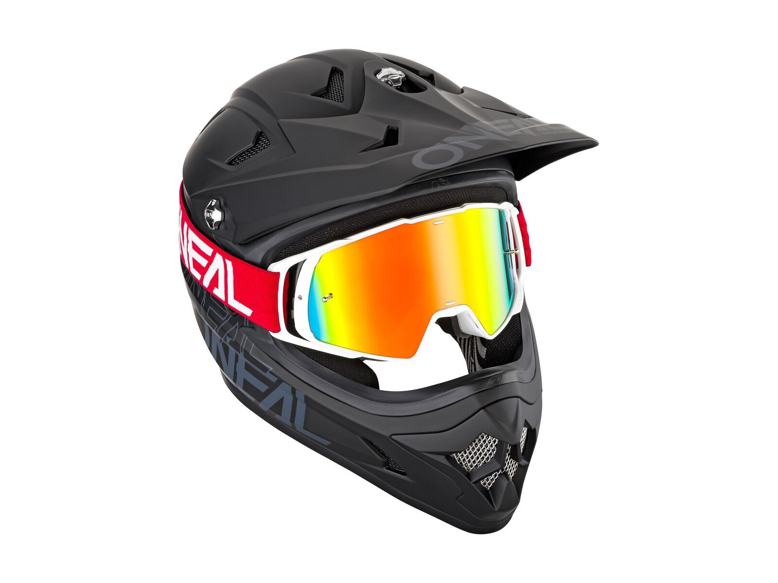 ONeal B-20 Goggle Flat, red/white/Lens: radium red - Bild 2