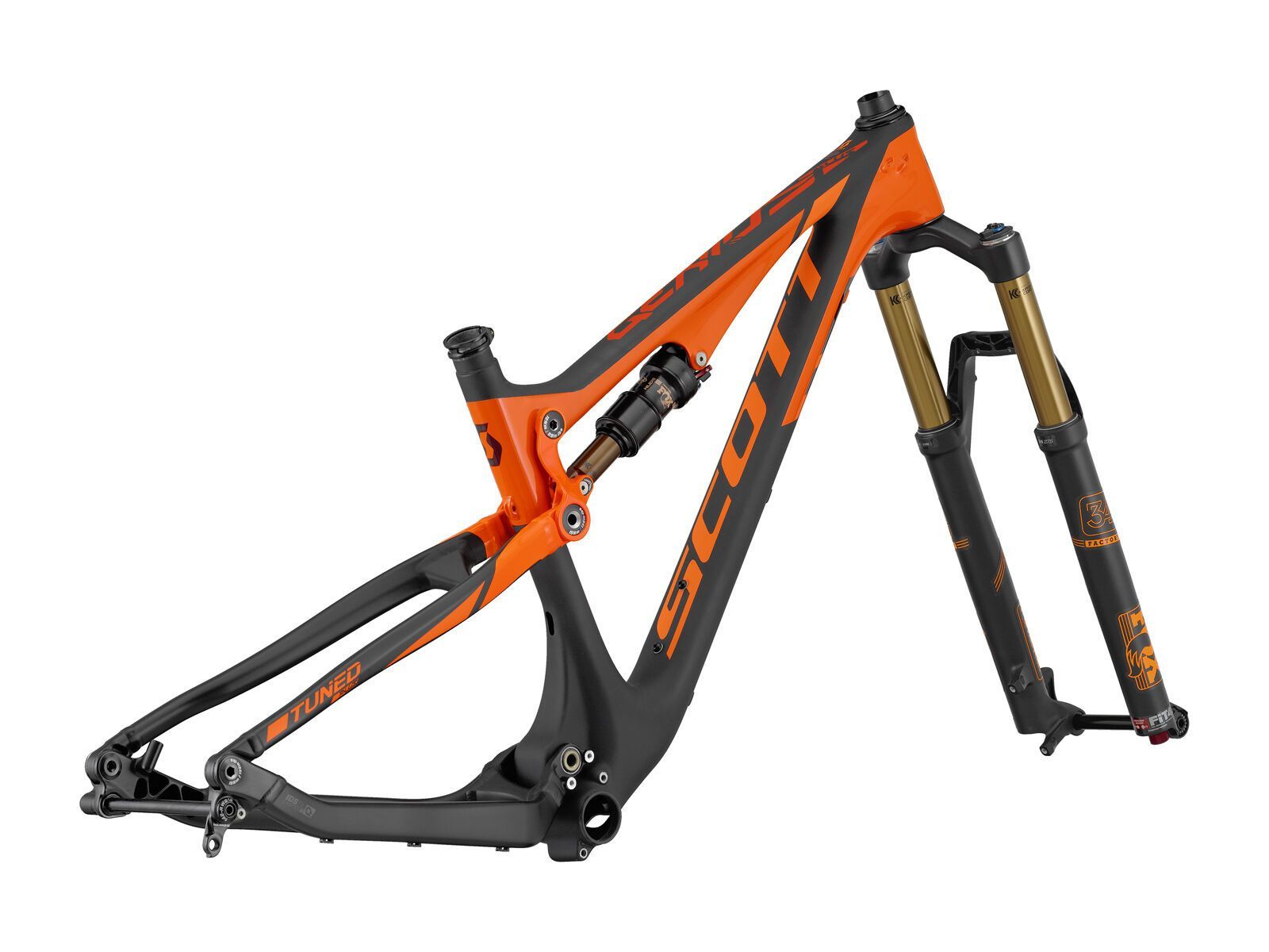 Scott Genius 700 Tuned Plus Rahmenset, black/orange - Bild 1