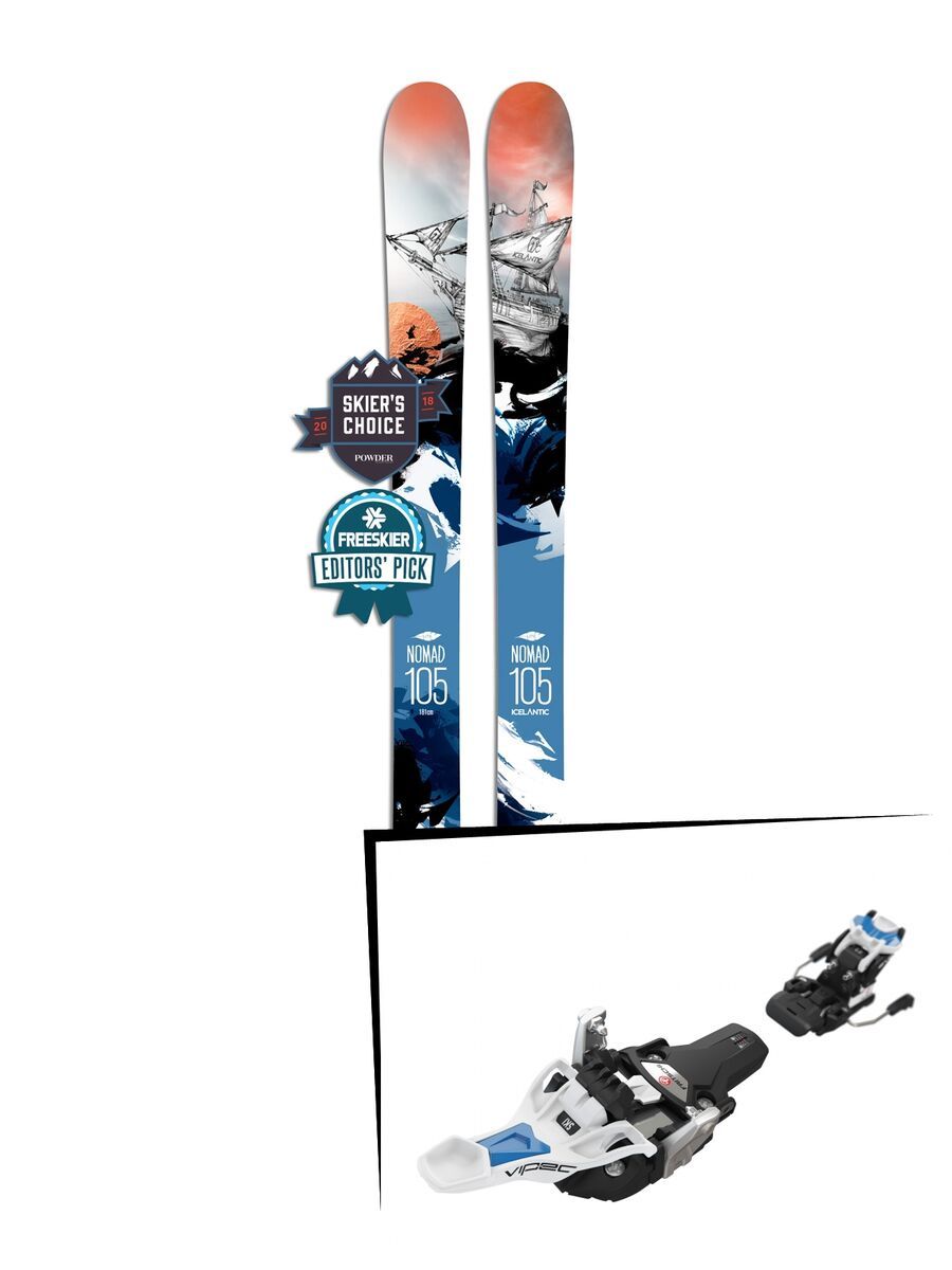 Set: Icelantic Nomad 105 Lite 2018 + Fritschi Diamir Vipec Evo 12 - Bild 1