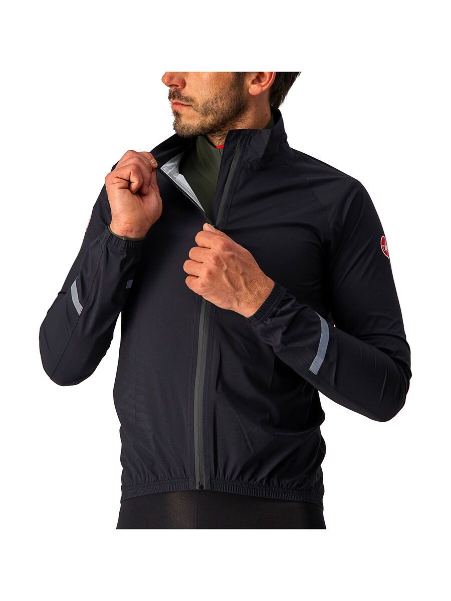 Castelli Emergency 2 Rain Jacket, light black - Bild 3