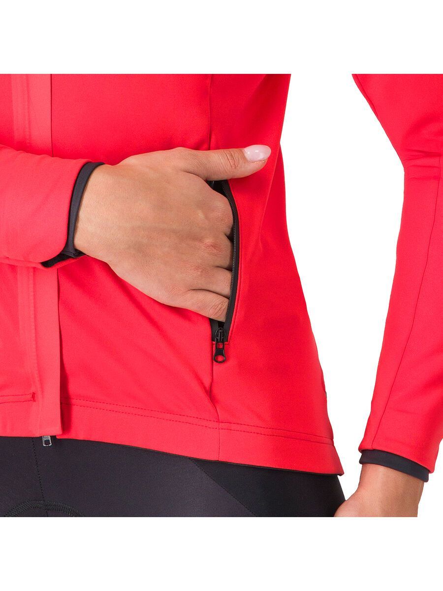 Castelli Alpha 150 W Jacket, hibiscus/black - Bild 6