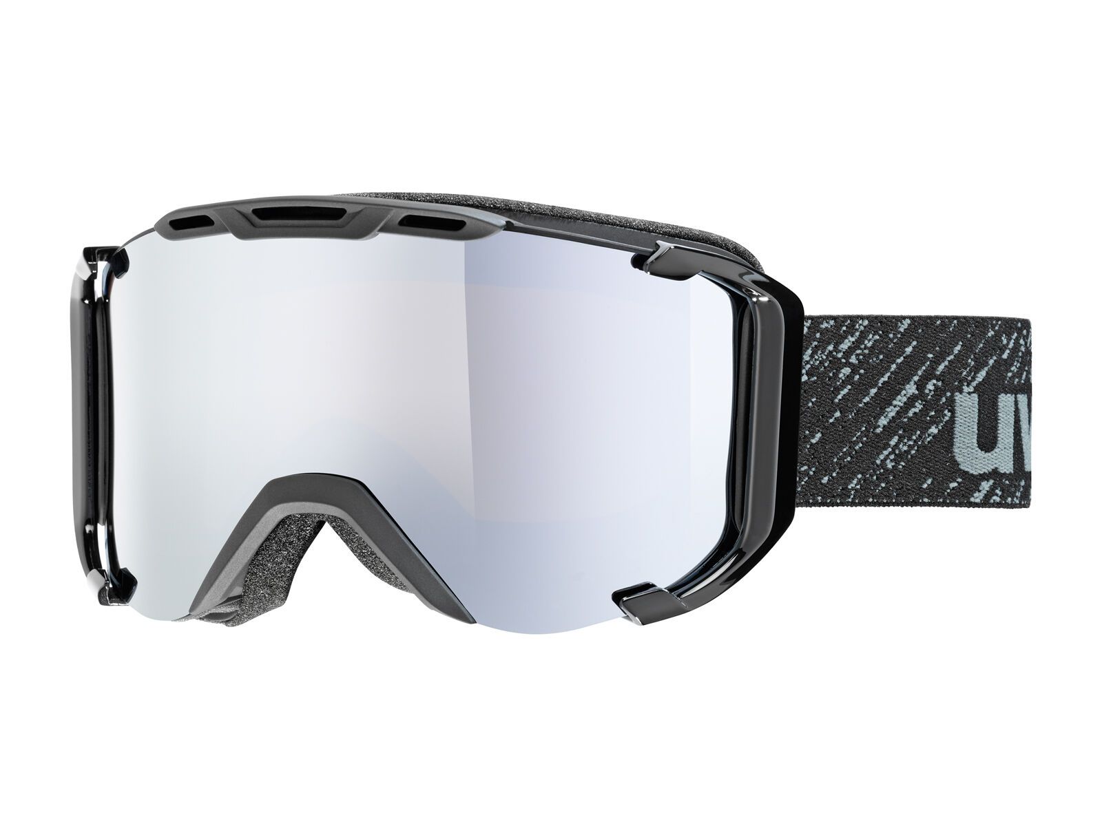 uvex snowstrike FM, black mat/Lens: mirror silver - Bild 1